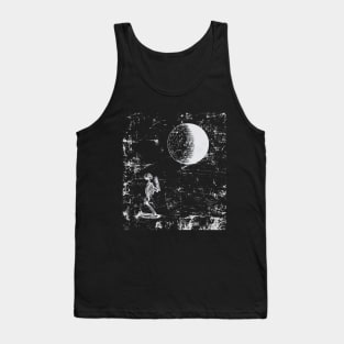 Skeleton Moon Tank Top